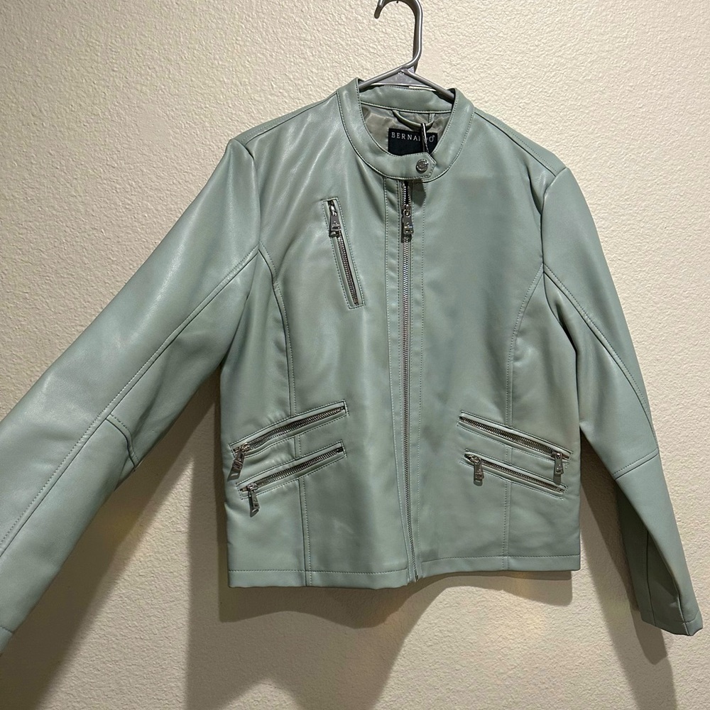 Bernardo Leather Motorcycle Jacket